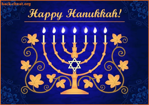 Happy hanukkah greetings screenshot