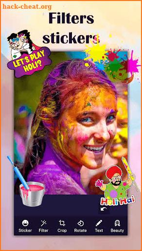 Happy Holi Video Maker screenshot