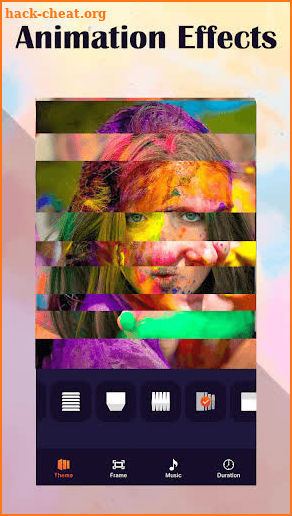 Happy Holi Video Maker screenshot