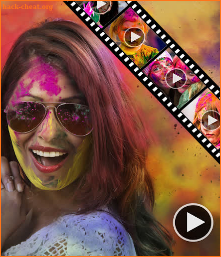 Happy Holi Video Maker screenshot