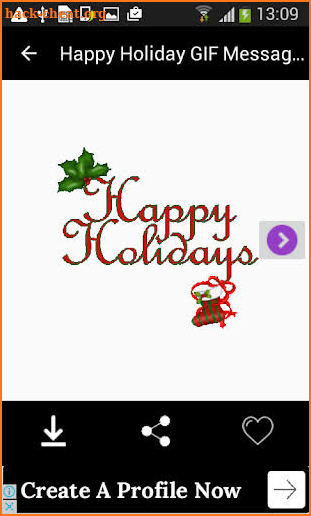 Happy Holiday GIF Messages screenshot