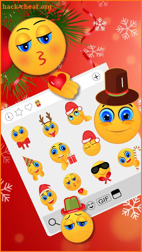 Happy Jolly Christmas Emoji Stickers screenshot