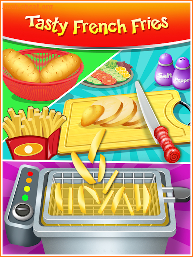 Happy Kids Meal Maker - Burger Cooking Game screenshot