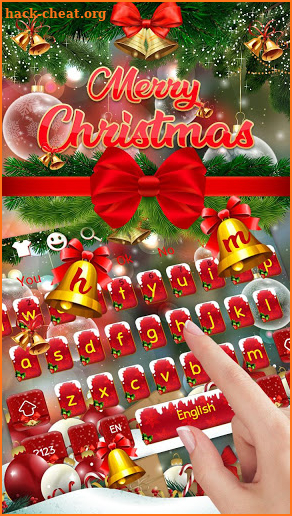 Happy Merry Christmas Keyboard Theme screenshot