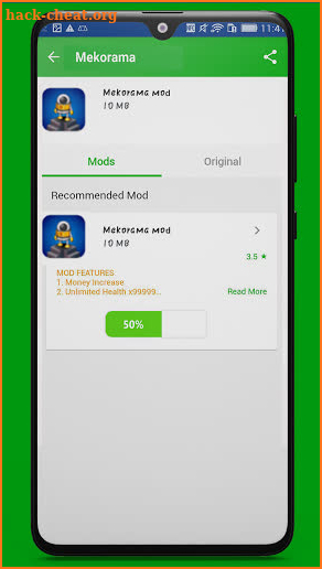 Happy Mode Guide App screenshot