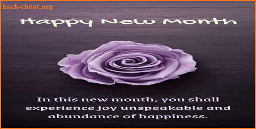 Happy month quotes screenshot