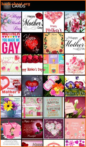 Happy Mothers Day Card screenshot