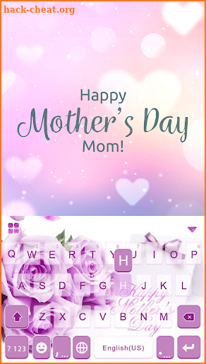 Happy Mother's Day Free Emoji Theme screenshot