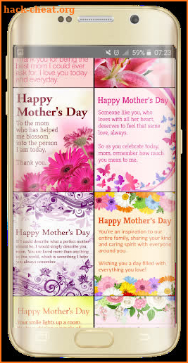 happy mothers day greetings cards screenshot
