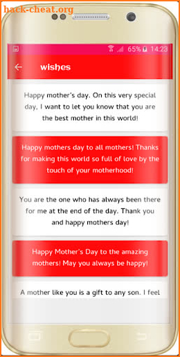 happy mother's day messages screenshot