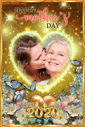 Happy Mother's Day Photo Frame 2020, Love Mom Card screenshot