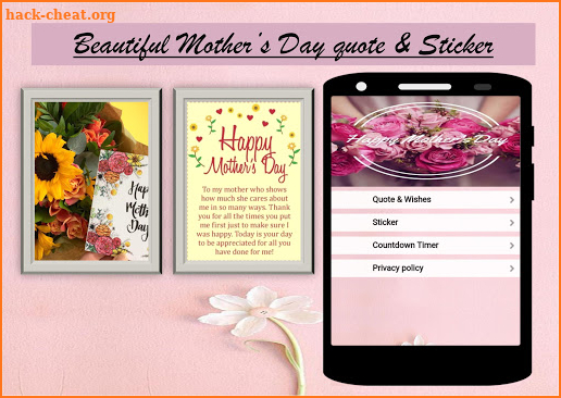 Happy mother's Day Quote and stickers screenshot