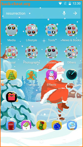 Happy New Year 2018 - Santa Theme screenshot