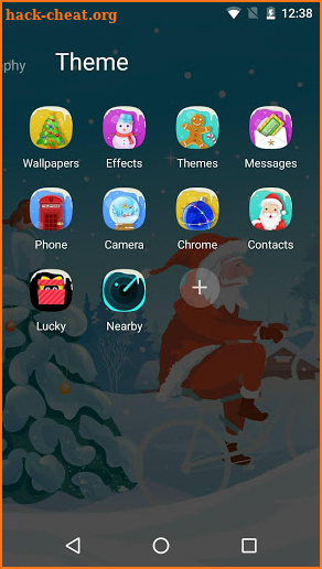 Happy New Year 2018 - Santa Theme screenshot