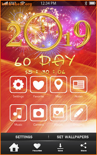 Happy New Year 2019 Countdown screenshot