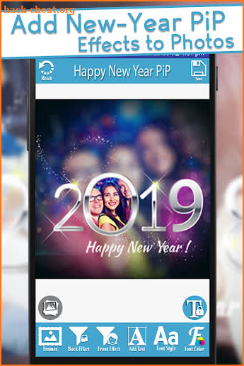 Happy New Year 2019 - PIPPhotoFrames screenshot