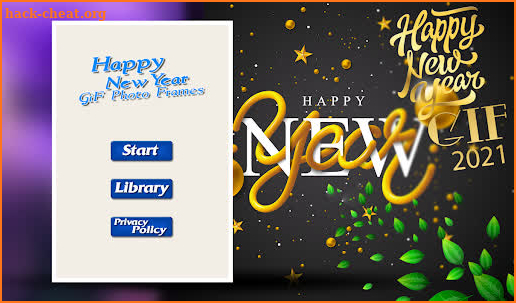 Happy New Year 2021 GIF Photo Frames screenshot
