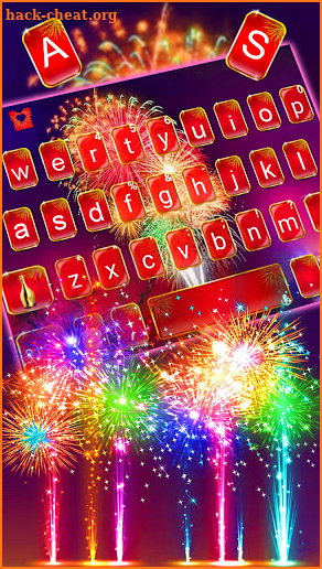 Happy New Year 2021 Keyboard Background screenshot