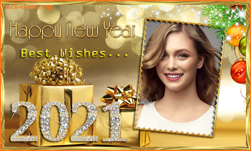 Happy New Year 2021 Photo Frames Greeting Wishes screenshot