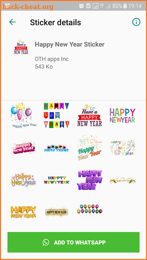 Happy New Year 2022 Stickers screenshot