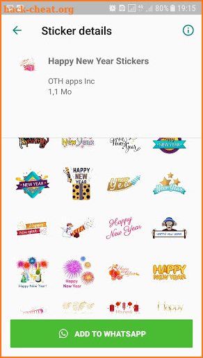 Happy New Year 2022 Stickers screenshot