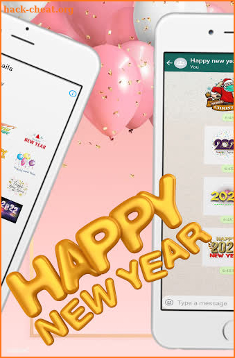 Happy New Year 2022 Stickers WAStickerApps screenshot