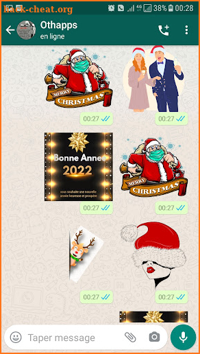 Happy New Year 2022 stickers-WAStickerApps screenshot
