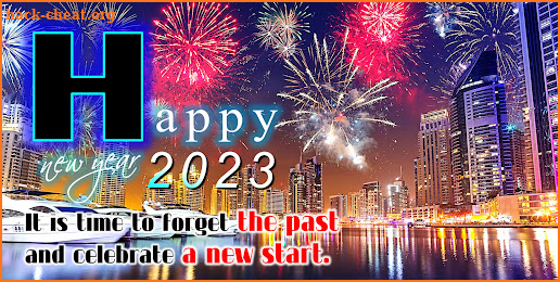 Happy new year 2023 screenshot