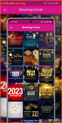 Happy New Year 2023 App screenshot