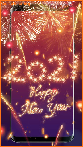Happy New Year Firework Live Wallpapers screenshot