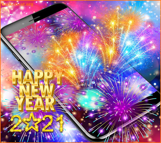 Happy New Year Fireworks Theme 2021 screenshot