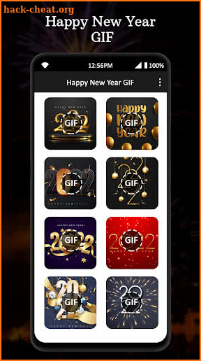 Happy New Year GIF screenshot
