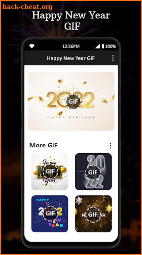 Happy New Year GIF screenshot