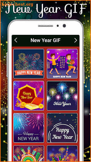 Happy New Year GIF Greetings & Wishes screenshot