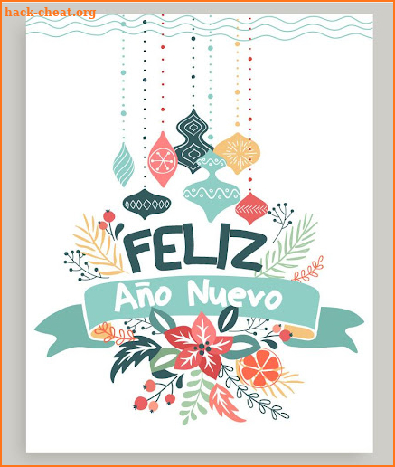 Happy New Year Greetings in Spanish screenshot