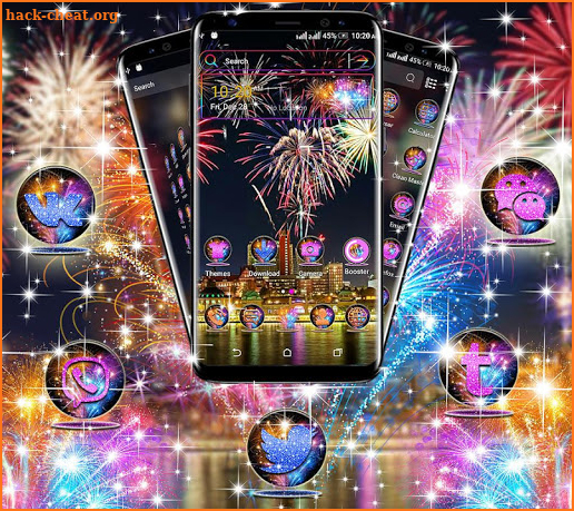 Happy New Year Launcher Theme screenshot