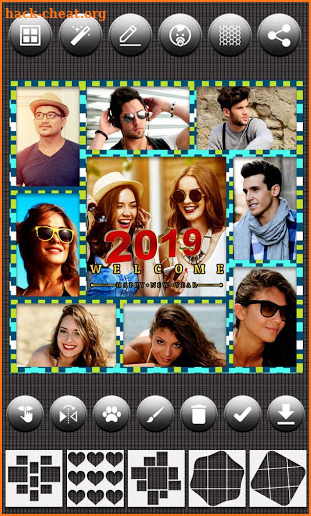 Happy New Year Photo Collage 2019 screenshot