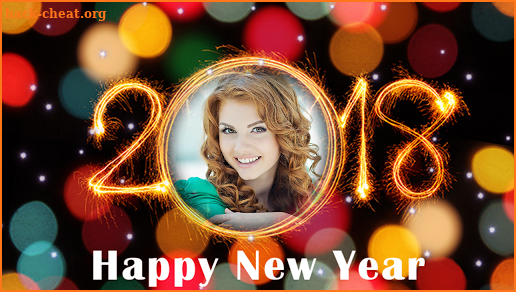 Happy New Year Photo Frame 2018 photo editor screenshot