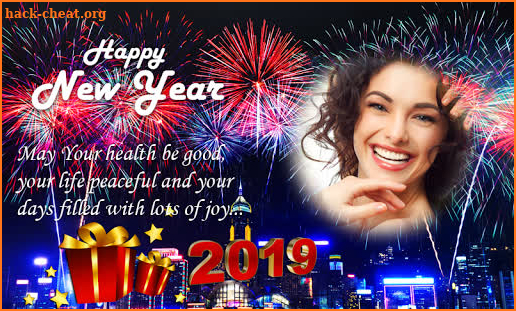 Happy New Year Photo Frame 2019 New Year Greetings screenshot