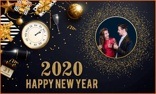 Happy New Year Photo Frame 2020 - Photo Editor screenshot