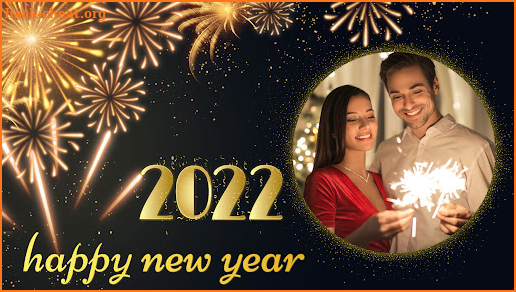 Happy New Year Photo Frame 2022 - Photo Editor screenshot