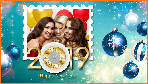 Happy New Year Photo Frames 2019 : New Year Wishes screenshot
