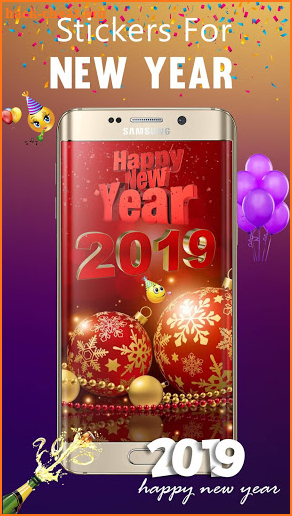 Happy New Year Sticker App For WhatsApp Stickers screenshot