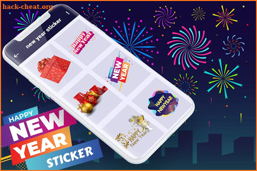 happy new year stickers for WA, new year wishes screenshot