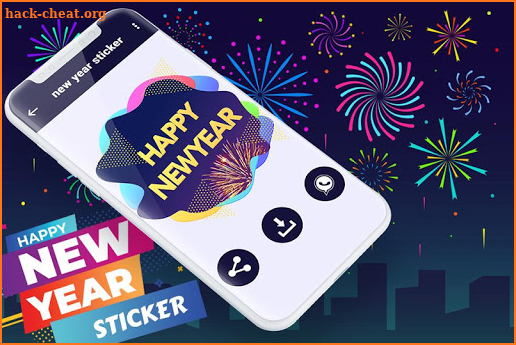 happy new year stickers for WA, new year wishes screenshot