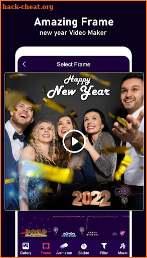 Happy New Year Video Maker screenshot
