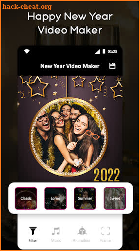 Happy New Year Video Maker 2022 screenshot