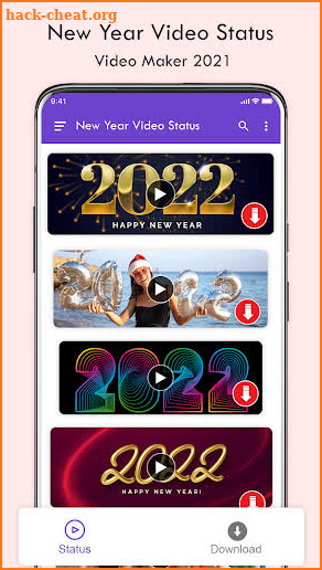 Happy New Year Video Status 2022 screenshot