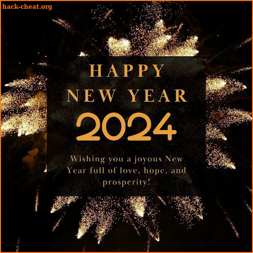 Happy New Year Wishes 2024 screenshot