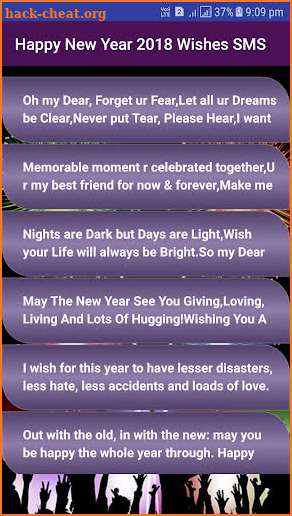 Happy New Year  Wishes Messages 2019 screenshot